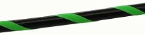 Medium (40")  weighted (650g) Black and Fluorescent Green exercise & dance Hula Hoola Hoop