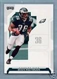 2006 Playoff NFL Playoffs 70 Brian Westbrook / Philadelphia Eagles / Football Cards - In Protective Top Loader - Sports Trading Cards Collecting