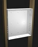 Chief PAC-515 - Mounting component ( recess mount box ) for flat panel - steel - white - in-wall mounted