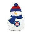 Chicago Cubs 22" Plush Snowman Pillow - MLB Baseball