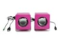 basicXL PINK 2.0 USB SPEAKER SET