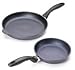 Swiss Diamond Cast-Aluminum Nonstick 8- and 11-Inch Open Fry Pan Set