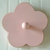 Wooden Flower Wall Peg - Pink