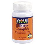 Bilberry Complex 50 Caps, NOW Foods
