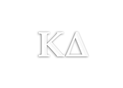 Kappa Delta Window Decal - White