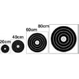 MAPLE LEAF PRESS FITA FIELD TARGET -- BLACK/YELLOW/WHITE -- 60CM 25-PACK
