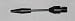 2 Sets Micro-Thin Steel Shafts, Black Short