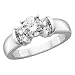 14kt. White Gold, 1 ct.tw. Diamond Unity Ring