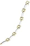 9ct Yellow And White Gold Bracelet