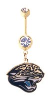 Jacksonville Jaguars belly button ring