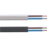 Flat Twin 3 Amp, 0.5mm, 100m, Black