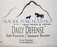 Daily Defense - Anti-Partasitic/Immune Booster - 8oz Powder