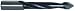 Magnate 1046 Metric Boring Bits, 10mm Shank x 77mm Thru-Bore - Right Hand Rotation