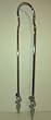 Sissybar with Spear Ends Chrome