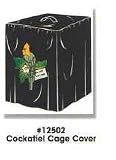 (Price/1)Cage Cover - Black W/grey Tiel (fits 121