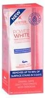Luster Premium White Power White Deep Stain Eraser Daily Toothpaste, Excite-Mint, 4 oz