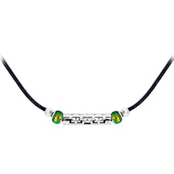 Handcrafted Sterling Silver Modern Mood Bead Choker