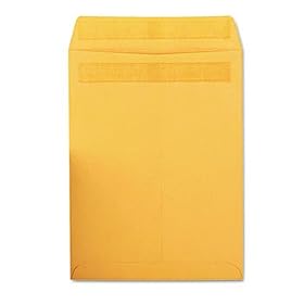 Quality Park 43567 Quality Park Redi-Seal Catalog Envelopes, 9x12, Kraft, 100/Box