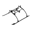 Landing Skid and Battery Mount Set: BMCX/2