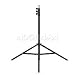 Westcott Pro 8` Free Sliding Lightstand with 5/8 Mounting Stud, 4 Sections with 3 Risers, Black Anodized.