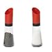 Kitchen & Housewares : Topsy -Turvy Upside-Down Salt & Peppermill In Red And Crystal Base 167mm