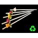 Packnwood Flower Skewer, 4.7" Length (20 Packs of 100)