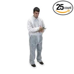 Condor 2KTK7 Coverall, Polypropylene, 4XL, PK 25