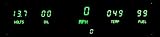 Intellitronix Digital 5 Gauge Dash Panel Kit (Universal) in Green!