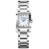 Baume and Mercier Diamant Womens Mother-of-Pearl Diamond Dial Stainless Steel Watch 8573 