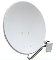 Telestar 45 cm ALU-RAPID Offsetspiegel mit SKYTWIN-LNB beige