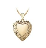 14kt. Gold, Floral Heart Locket