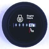 TELEFLEX RED INTERNATIONAL SERIES GAUGES - HIGH PROFILE HOUR METER
