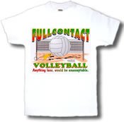 Full Contact Volleyball Adult T-Shirt