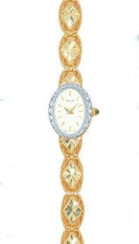 Bulova Watches, Bulova Women's Watches - 14K Gold - 95U16 Bulova Ladies Watch, Womens Watches, Womens Bulova Watches