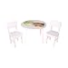 Child's Table and Chair Set- White