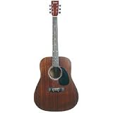 Lauren Acoustic Steel String Dreadnought Guitar - Natural Brown