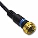 50FT Mini Coax F Type Black Velocity
