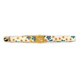 (Price 1)Flower Frenzy Safety Cat Collar Adj 8 - 12 Ylw by Top Dawg Pet Supplies