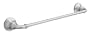 KOHLER K-11371-G Forte Sculpted 24-Inch Towel Bar, Brushed Chrome