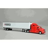 KW T660 Cab w Super Single Wheels and 53 Van Trailer by Kenworth