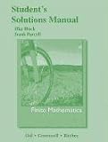 Student Solutions Manual for Finite Mathematics