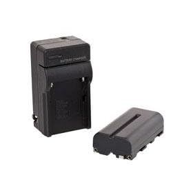 Flashpoint 144 LED Video Light & Dimmer..Will blend temperature color from 3200K-5600K with Battery & charger