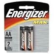 12 Pack Energizer E91BP-2 AA Alkaline Batteries 2 Batteries per Pack