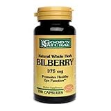 Bilberry 375mg - Promotes Healthy Eye Function, 100 caps., (Good'n Natural)