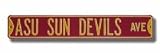 Steel Street Sign: ASU SUN DEVILS AVE