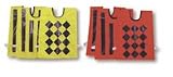 WEIGHTED TRIANGLE MARKERS - YELLOW SET OF 11