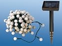 Lunartec Solar-LED-Lichterkette mit 102 weißen LEDs