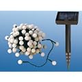 Lunartec Solar-LED-Lichterkette mit 102 wei�en LEDs