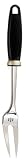 Pedrini Black & Satin Stainless Steel Fork