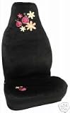 Ladybug 9-pc Set Bucket Seat Covers, Front Floor Mats, Steering Wheel Cover, License Plate Holder, Litter Bag, Seat Belt Shoulder Pads